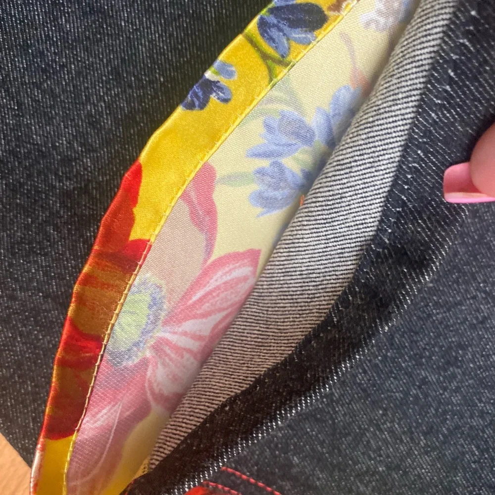 Archival Dolce & Gabbana F/W 1999 Silk-Denim Hybrid Runway Pants